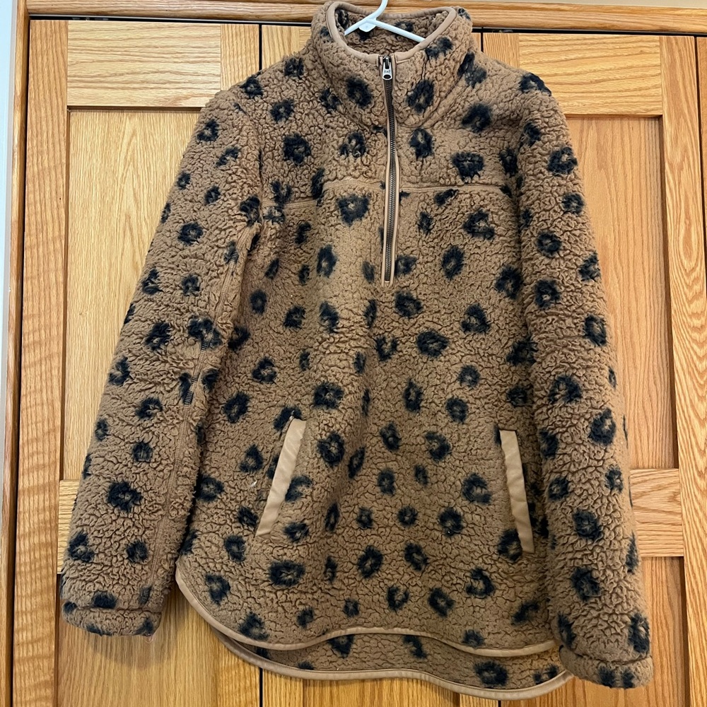 Abercrombie half-zip pullover fleece, size L- great condition!